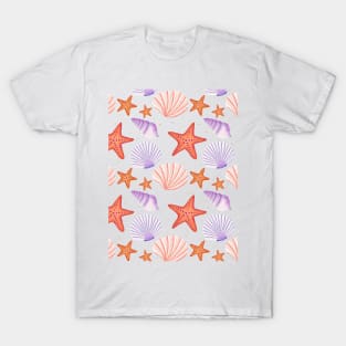 Sea Life Pattern: Dreaming at the beach T-Shirt